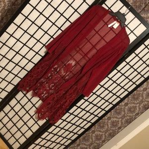 Forever Grace duster worn once. Size 2x